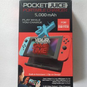 POCKET JUICE PORTABLE CHARGER FOR NINTENDO SWITCH